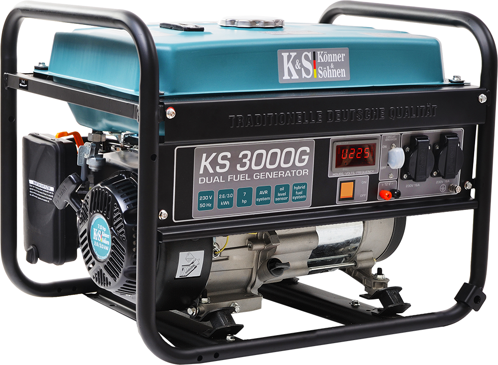 Gjenerator Könner & Söhnen (KS3000G), 3000 G, 1K, 3kW Gjenerator Könner & Söhnen (KS3000G), 3000 G, 1K, 3kW
