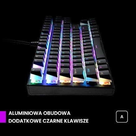 Тастатура Preyon Brown Blitz Claw Gateron Brown {PBRBC87B), црна боја