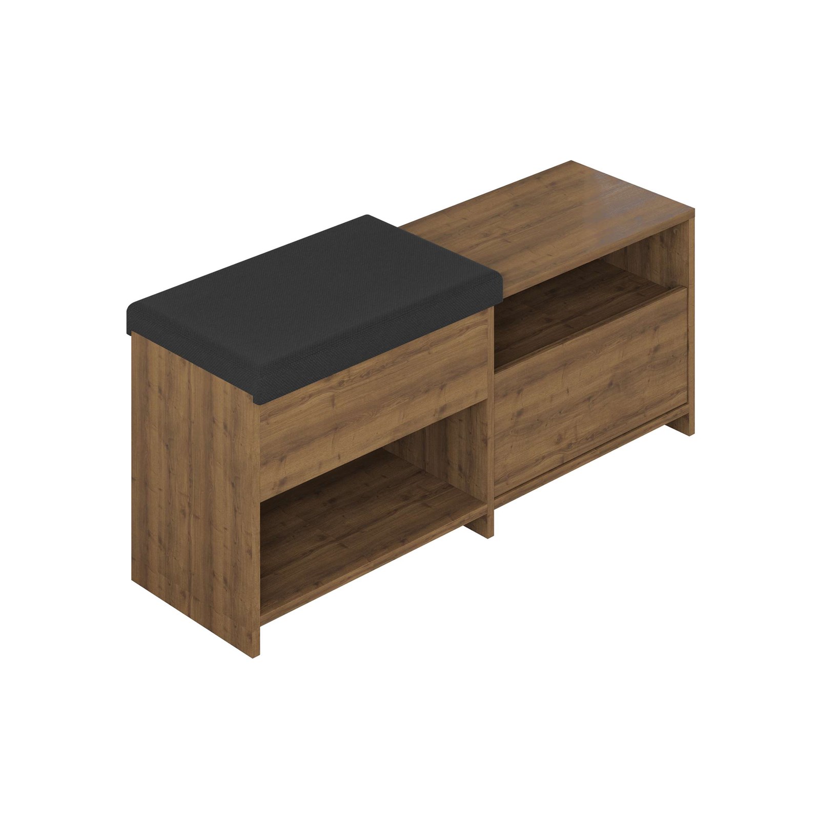 Stol për koridor Decortie Filux 51x120x 40cm, kafe