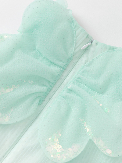 Fustan Mint Cloud Party