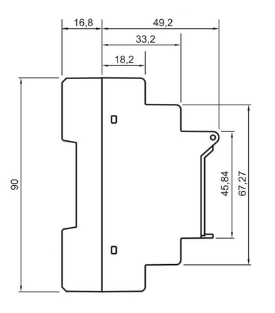 Kohëmatës Zamel Timer, 230V, AC, ZCM-11E, i hirtë