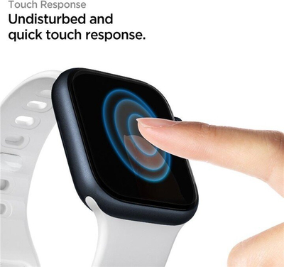 Folie mbrojtëse Spigen Film Neo Flex për Apple Watch 7 45mm, 3 copë