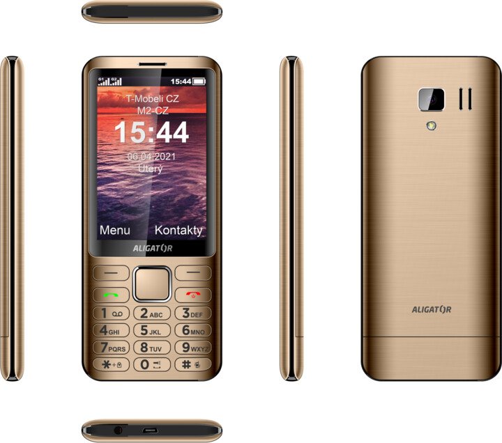 Celular Aligator D950, i artë