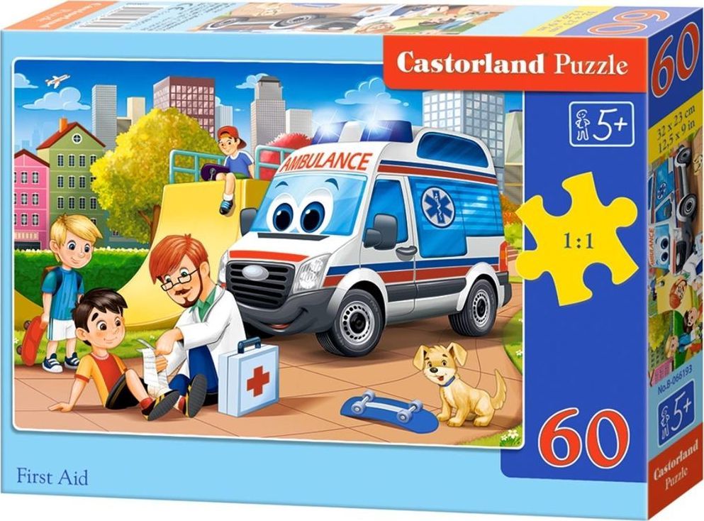 Castorland First Aid Сложувалка, 60 Парчиња