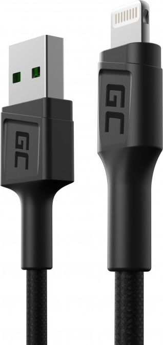 Kabllo Green Cell USB GC PowerStream USB-A - Lightning 30cm, karikim i shpejtë Apple 2.4A