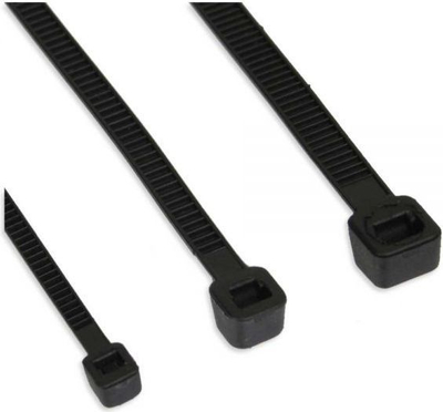 InLine Врски за Кабли, 160 mm x 4.8 mm, Црни, 100 парчиња