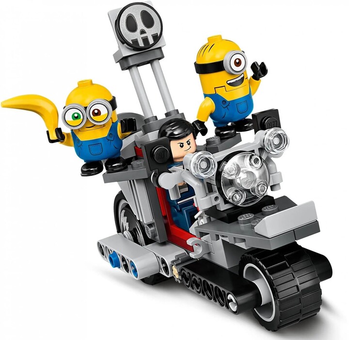 Set LEGO Minions 75549 - ndjekje me motorçikletë