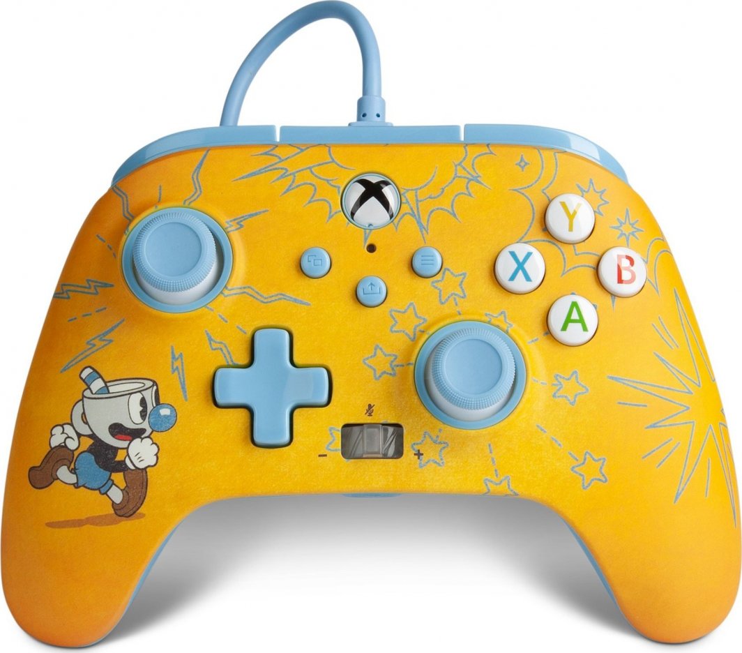 Kontroller PowerA XS Enhanced Cuphead, me kabllo, i verdhë Kontroller PowerA XS Enhanced Cuphead, me kabllo, i verdhë