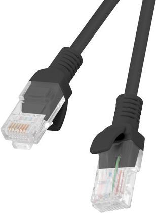Kabllo rrjeti Lanberg, kategoria 5e, pa mbrojtje, 15m, e zezë