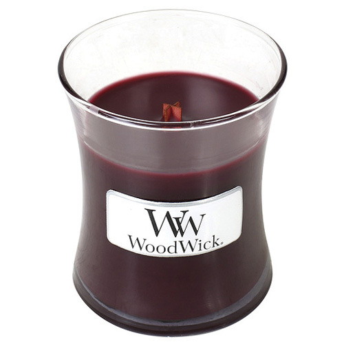 Qiri aromatik WoodWick Black Cherry, 85 g