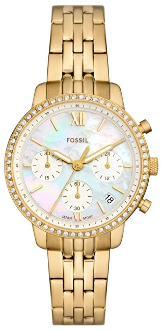 Orë dore për femra Fossil Neutra Chronograph ES5358, e artë