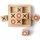 Lojë tavoline Bigjigs - tic-tac-toe prej druri