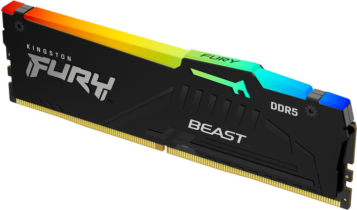 Мемориски модул Kingston Fury Beast RGB 32GB (2x16GB) DDR5 5600 CL40