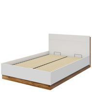 Krevat 140 cm DENTRO DT-02, bardhë, bezhë Krevat 140 cm DENTRO DT-02, bardhë, bezhë