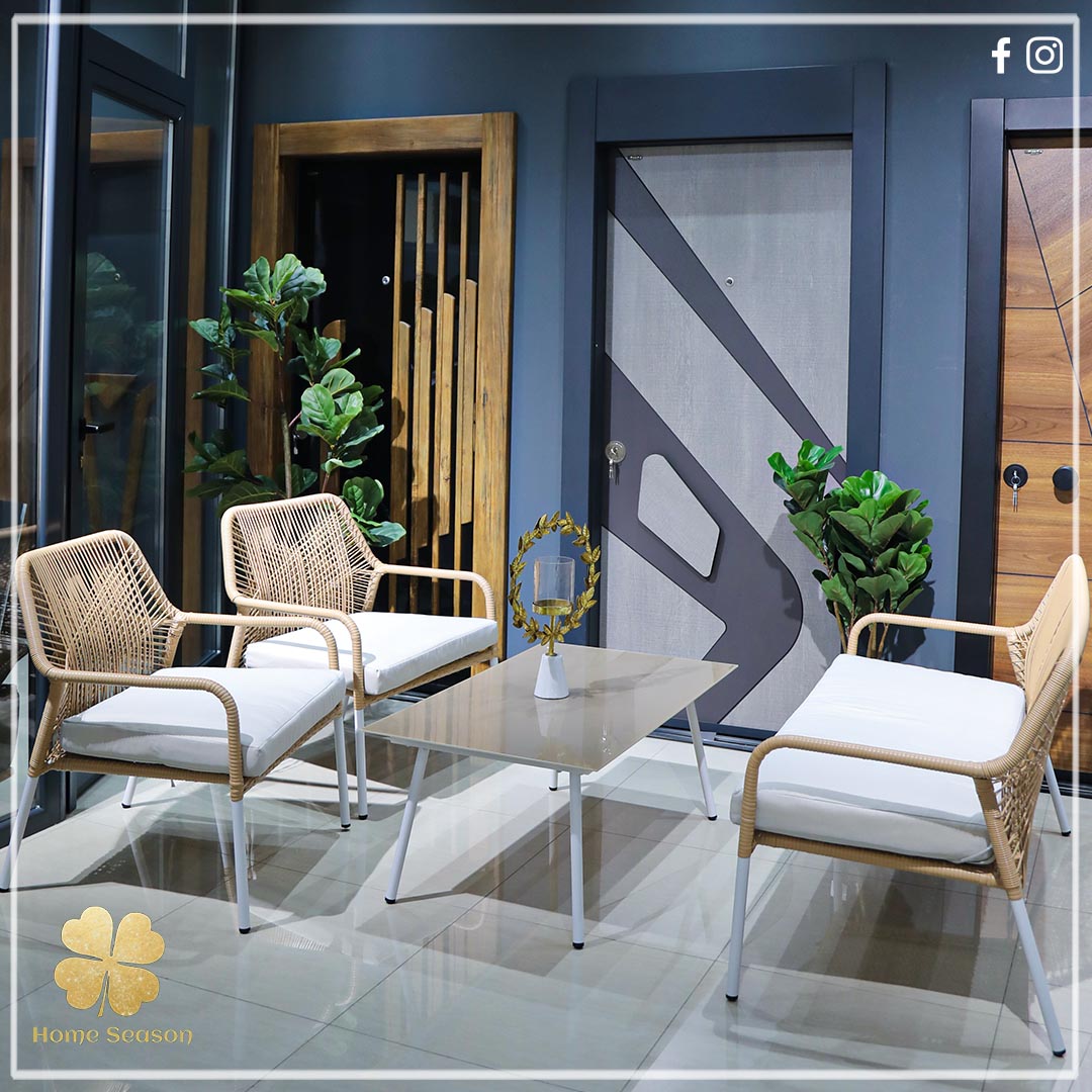 Set kopshti Home Season 2+1+1, krem