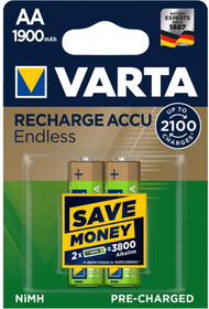 Bateri të rikarikueshme VARTA AA, 1900 mAh, 2 copë