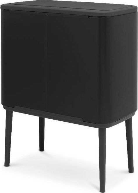 Shportë mbeturinash Brabantia New Icon, e zezë