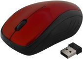Maus Art MYART, wireless, USB, i zi dhe i kuq