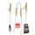 Mjete për skarë BBQ Collection, 3 copë