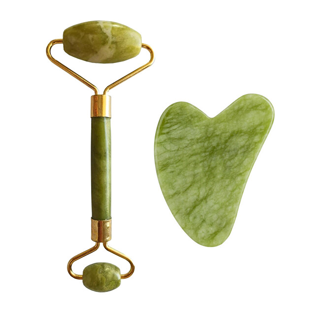 Set për masazh Palsar 7 Guasha Green Xiuyan Jadeite