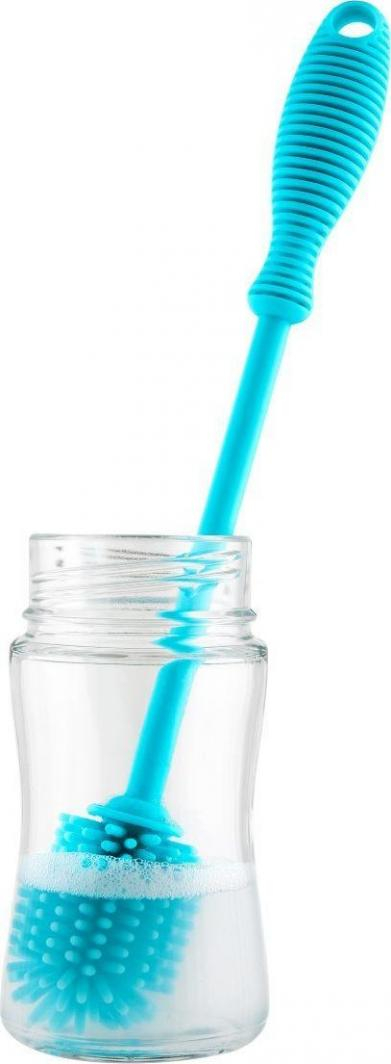 Furçë silikoni për larjen e shisheve Chicco (000097200), e kaltër