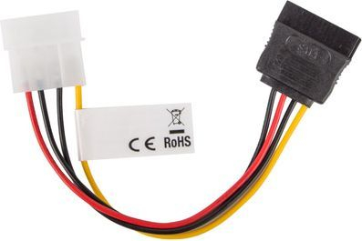 Kabëll LANBERG Molex 4-pin SATA 15-pin 15cm (CA-HDSA-10CU-0015)
