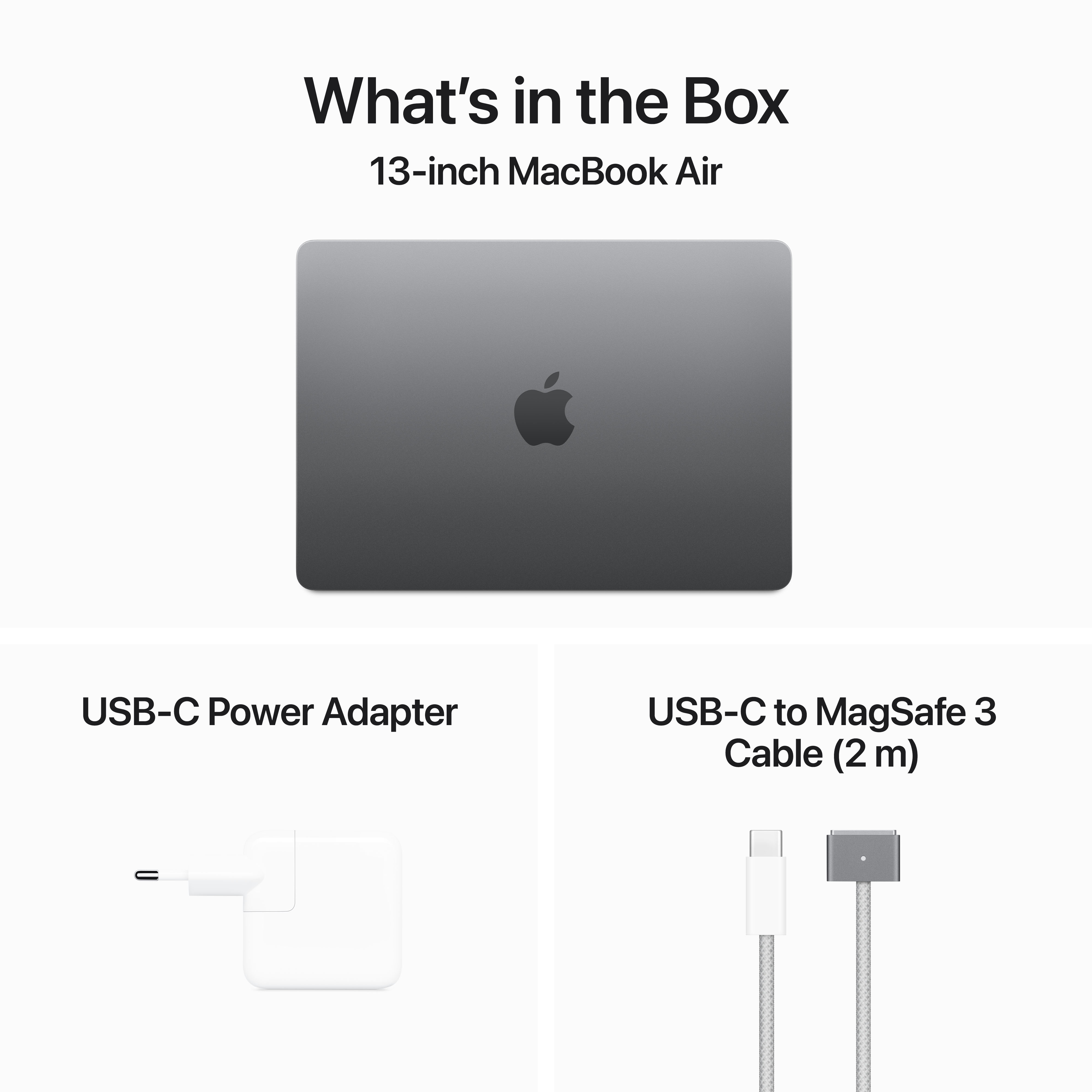 Apple MacBook Air 13.6", M3 8-core, 16GB, 512GB, 10-core GPU, Space Grey