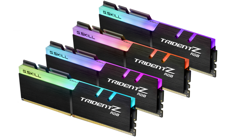 меморија  G.Skill Trident Z RGB, DDR4, 32 GB, 3200 MHz, CL16, F4-3200C16Q-32GTZR