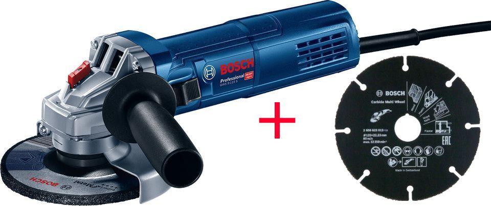 Bosch Professional Аголна Брусилка GWS 9-125S, 125 mm, 900 W