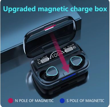Kufje sportive DAMIX M10, me bluetooth 5.3, të zeza