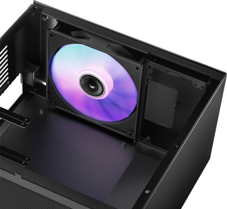 Kasë Jonsbo T8 Plus RGB, e zezë, Mini Tower
