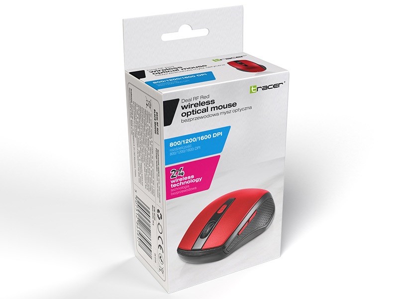 Maus Tracer DEAL RED RF Nano, RF Wireless, i zi