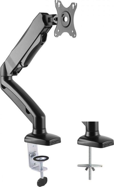 Mbajtëse tavoline Art L-15GD për monitor 13"- 27", e zezë