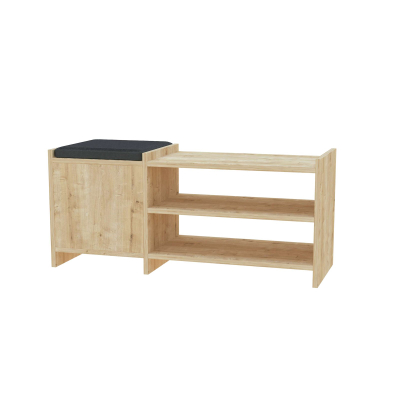 Stol për koridor Decortie Sunno, kafe e hapur (100x35x44 cm)
