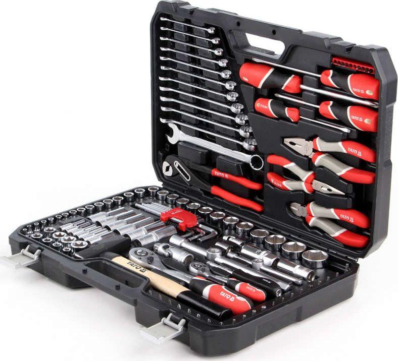 Set mjetesh pune Yato YT-38901, 1/4", 1/2", 122 copë