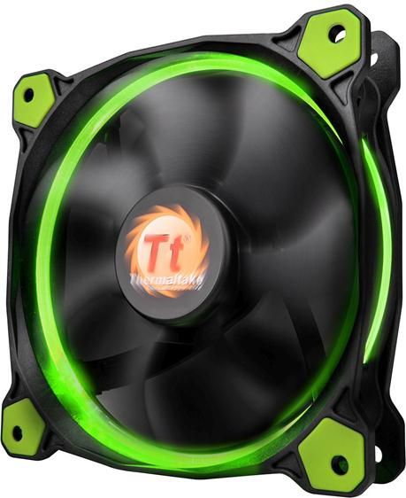 Ftohës Thermaltake Riing LED, 120 mm, i gjelbër