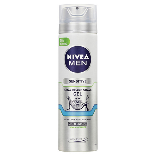 Xhel për rrojë Nivea Men Sensitive, 200 ml