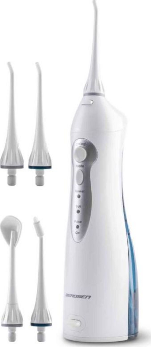 Irrigator oral Berdsen ClearJet X3, 4 pjesë, 150 ml, i bardhë Irrigator oral Berdsen ClearJet X3, 4 pjesë, 150 ml, i bardhë