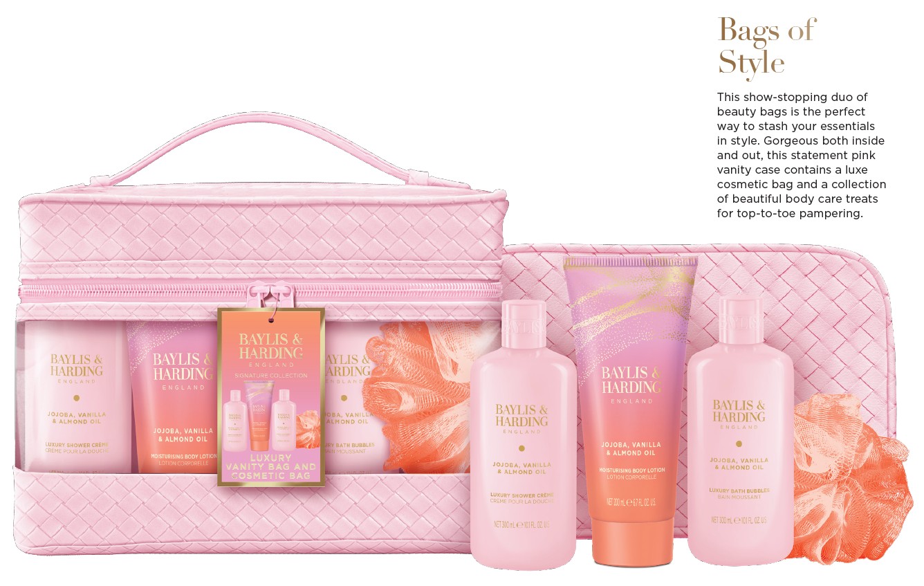 Gift Set Dhurate Baylis & Harding Luxury Vanity Bag
