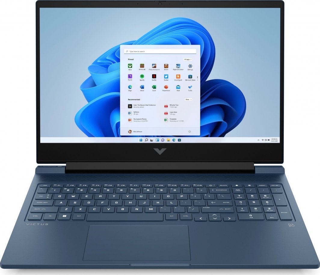 Laptop HP Victus 16, 16" 144 Hz, AMD Ryzen 5 7640HS, 16 GB RAM, 512 GB SSD, Nvidia GeForce RTX 4050, i kaltër