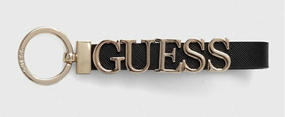 Set dhuratë Guess, kuletë dhe mbajtëse çelsash, e zezë