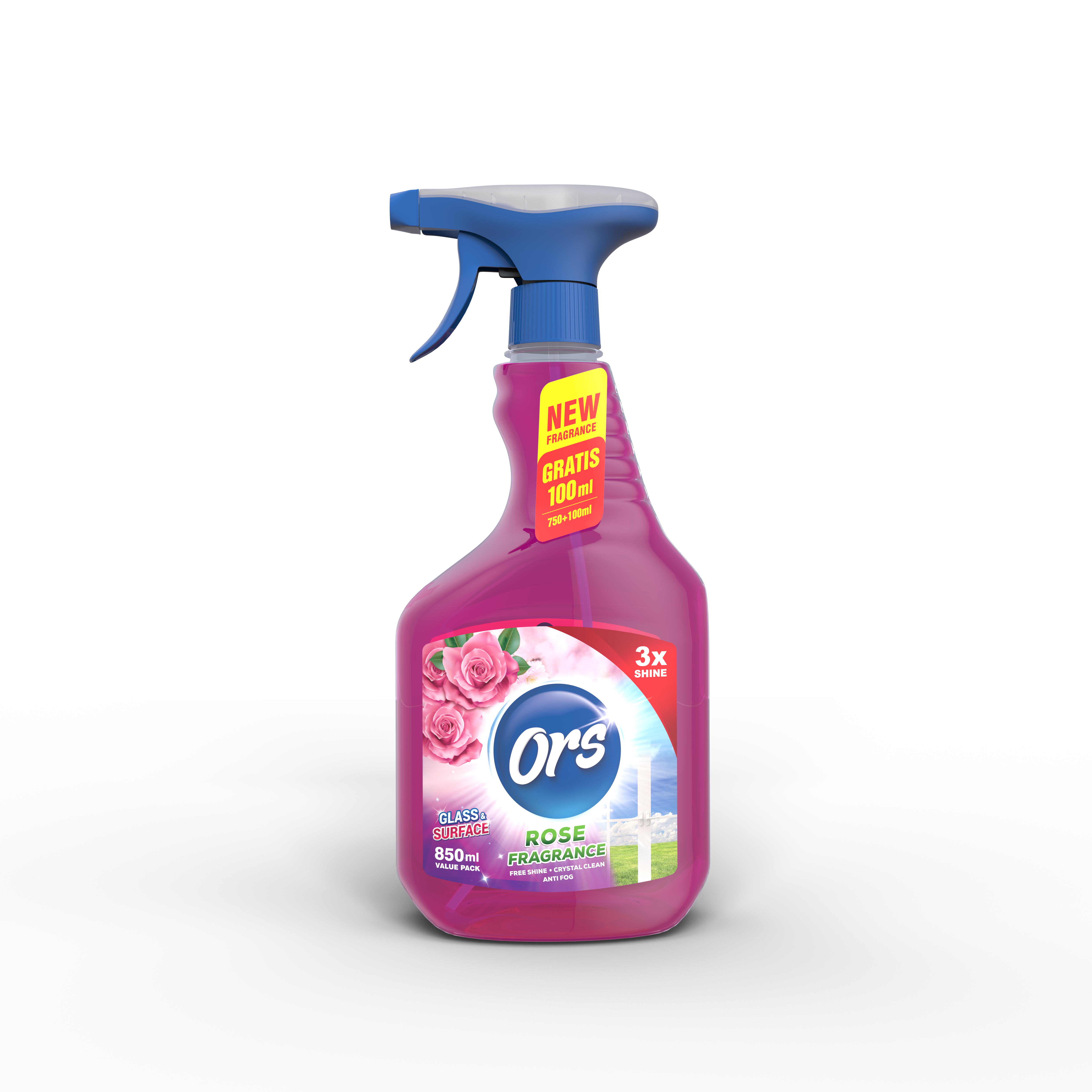 Sprej për xhama Ors Rose, 850 ml