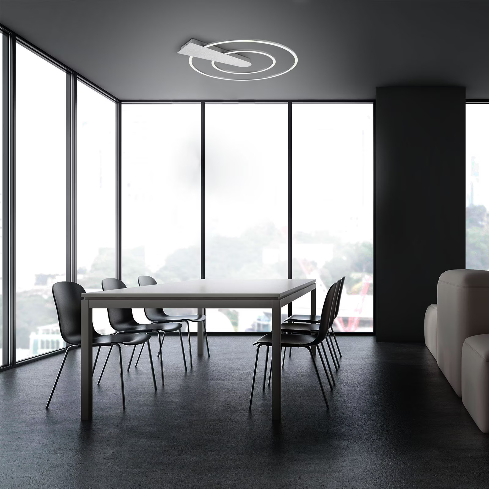 Ndriçues Briloner LED Frame Ø 49,5 cm 25W, 3000lm, hiri