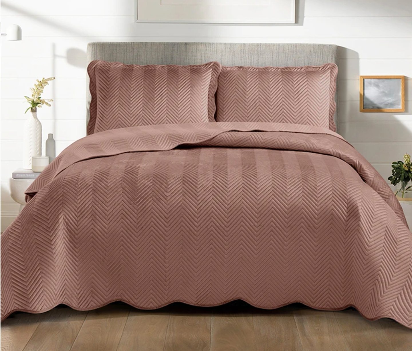 Set mbulesa 3-pjesësh Remax Royal Velvet, rozë