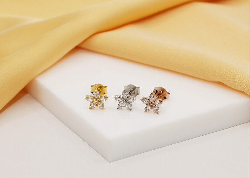 Vathё Brilio Silver Flowers EA591W