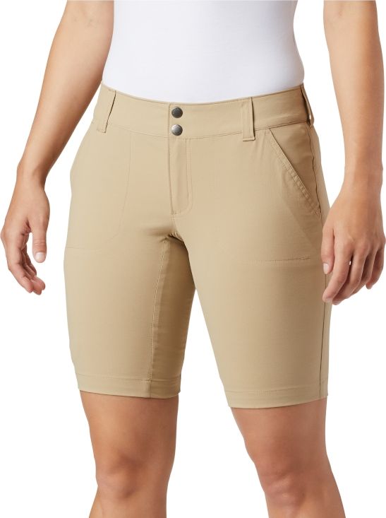Pantallona të shkurtër për femra Columbia Saturday Trail Long Short, 40, bezhë