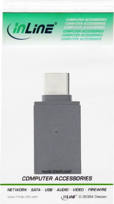 Përshtatës USB InLine USB 3.1, Type C Male në A Female (Gen.1)