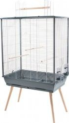 Kafaz për zogj Zolux Neo Jili XL, 81 x 48 x 132 cm, i hirtë