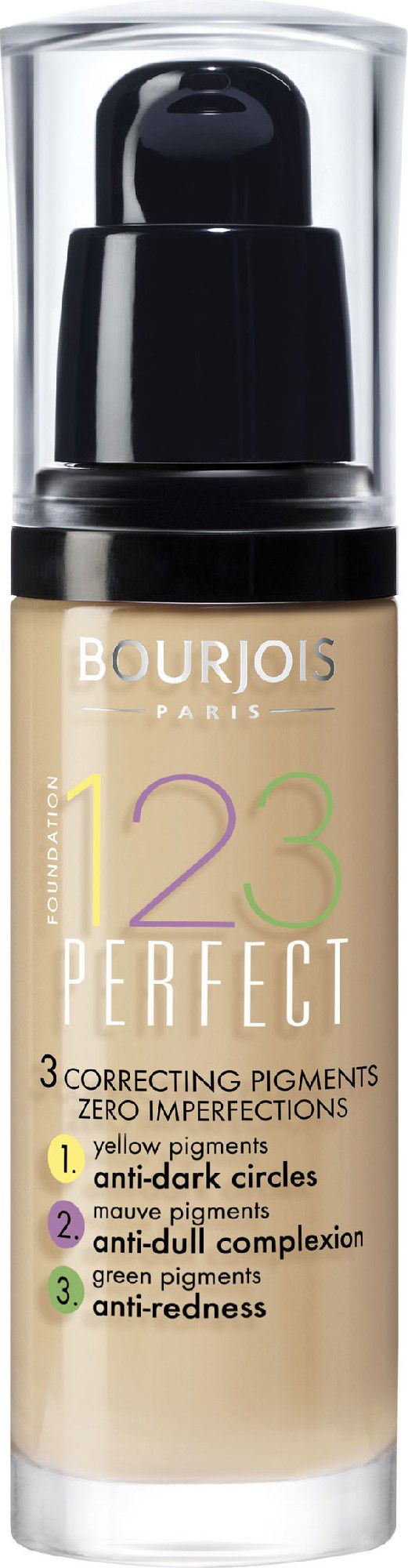 Krem pudër BOURJOIS Paris 123 Perfect 16 Hour, 51 Light Vanilla, 30ml Krem pudër BOURJOIS Paris 123 Perfect 16 Hour, 51 Light Vanilla, 30ml