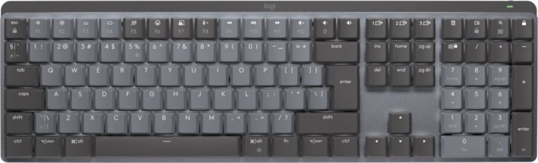 Tastierë wireless Logitech MX Mechanical Wireless, US, grafit